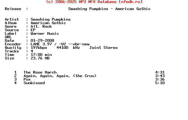 Smashing_Pumpkins-American_Gothic-EP-2008