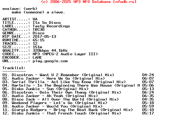 VA-Its_So_Disco-(TRC30)-WEB-2015