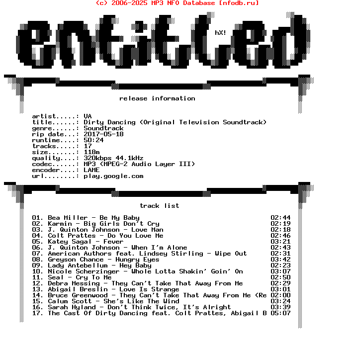 VA-Dirty_Dancing_(ORIGINAL_TELEVISION_SOUNDTRACK)-WEB-2017