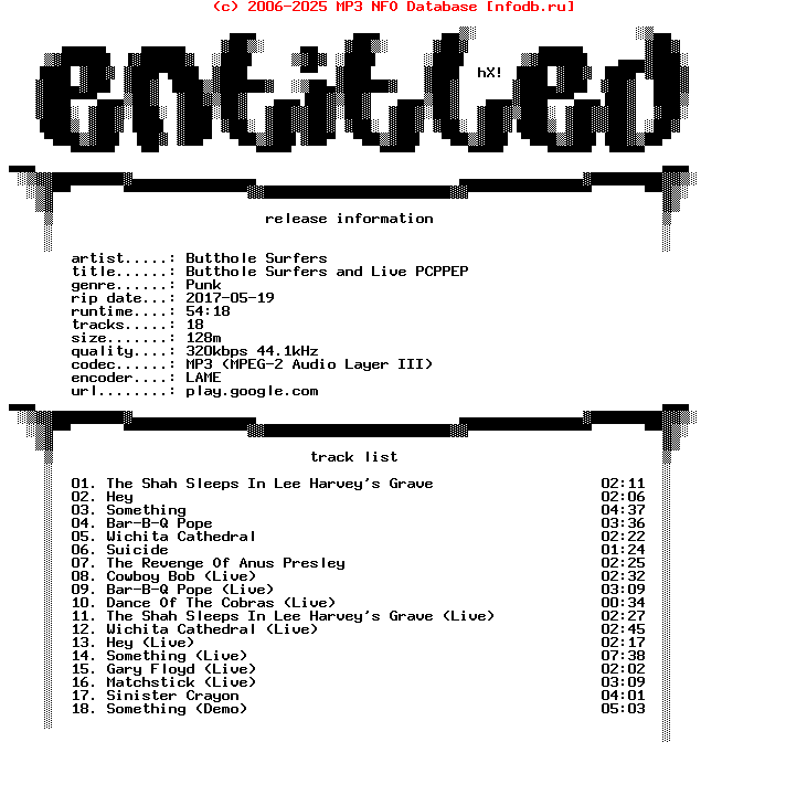 Butthole_Surfers-Butthole_Surfers_And_Live_Pcppep-WEB-2003