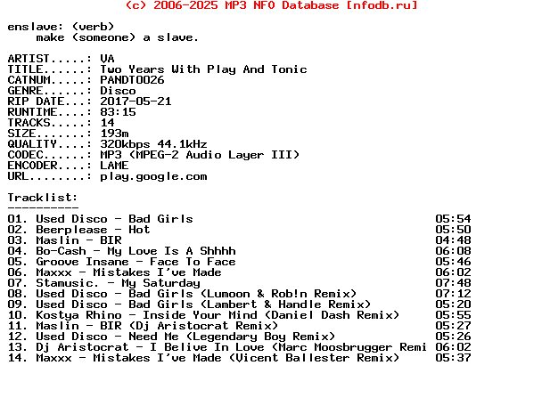 VA-Two_Years_With_Play_And_Tonic-(PANDT0026)-WEB-2017