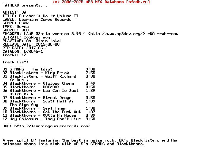 VA-Butchers_Waltz_Vol_2-WEB-2015