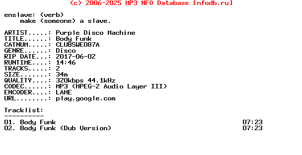 Purple_Disco_Machine-Body_Funk-(CLUBSWE087A)-WEB-2017
