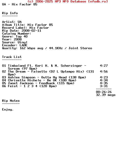 VA-Mix_Factor_85-Bootleg-Vinyl-2008
