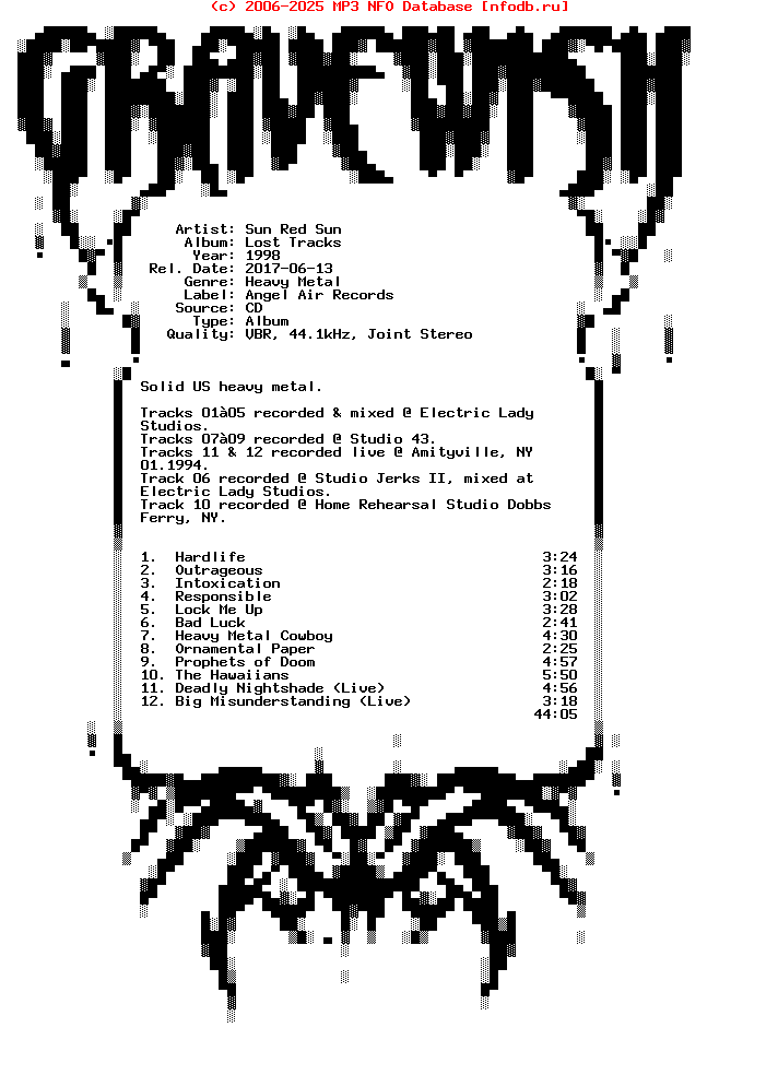 Sun_Red_Sun-Lost_Tracks-1998