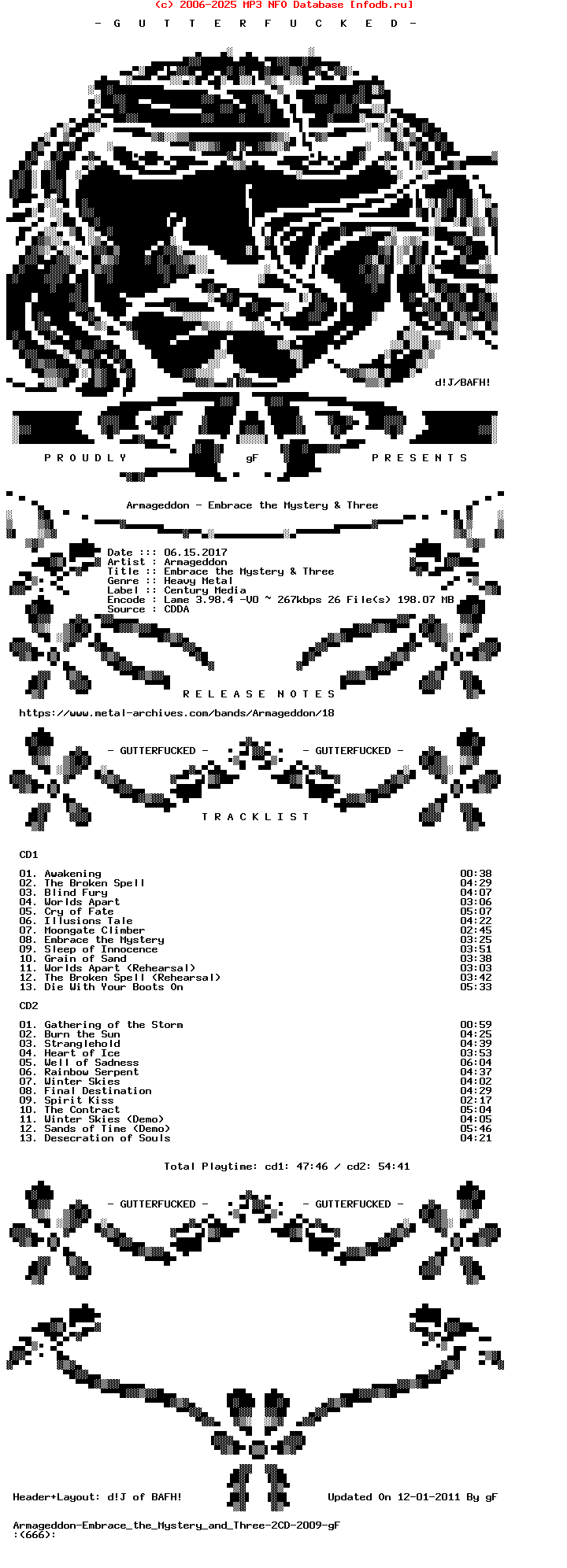 Armageddon-Embrace_The_Mystery_And_Three-2CD-2009
