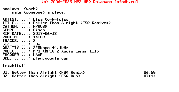 Lisa_Cork-Twiss-Better_Than_Alright_(FSQ_REMIXES)-(PPR089)-WEB-2016