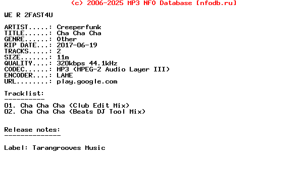 Creeperfunk-Cha_Cha_Cha-(TGM119)-WEB-2016