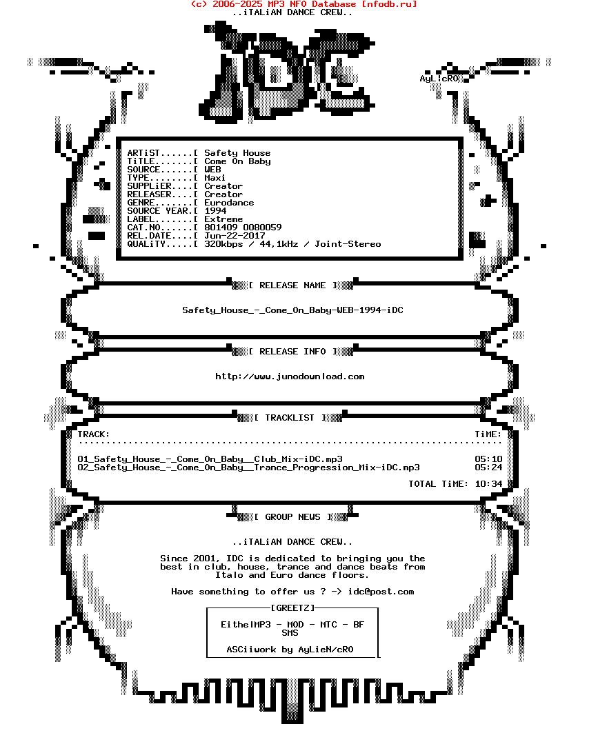 Safety_House_-_Come_On_Baby-WEB-1994-iDC