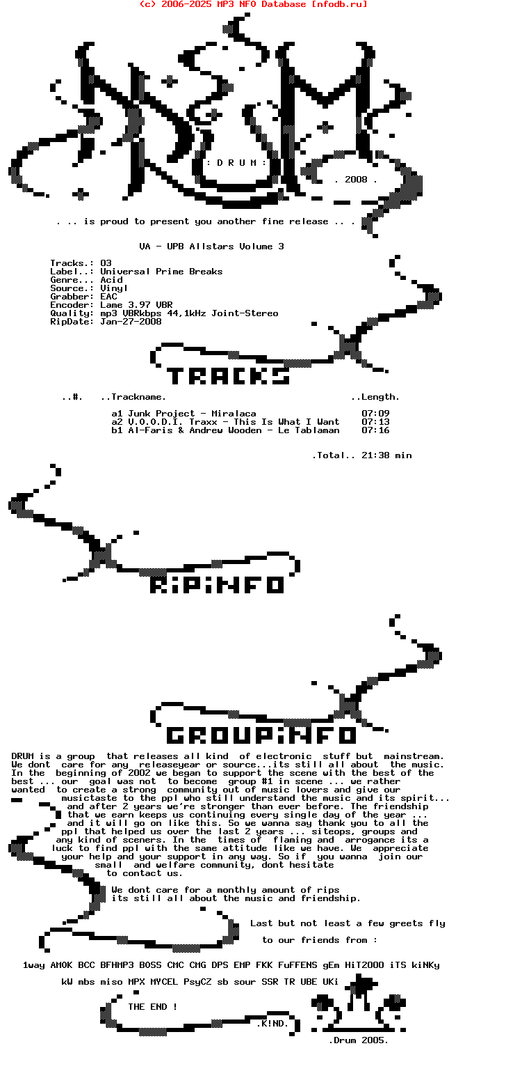VA_-_Upb_Allstars_Volume_3-(UPB030-VINYL)-1996-DRUM_INT