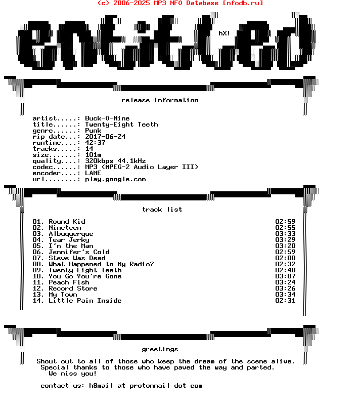Buck-O-Nine-Twenty-Eight_Teeth-WEB-1997