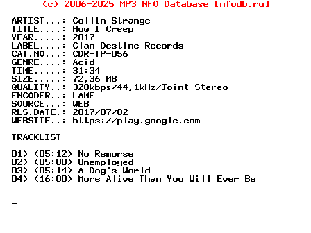 Collin_Strange-How_I_Creep-(CDR-TP-056)-WEB-2017