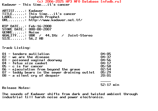 Kadaver-This_Time___Its_Cancer-2007