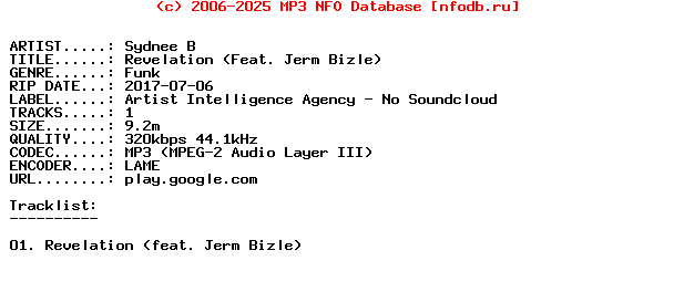 Sydnee_B-Revelation_(FEAT_JERM_BIZLE)-WEB-2017
