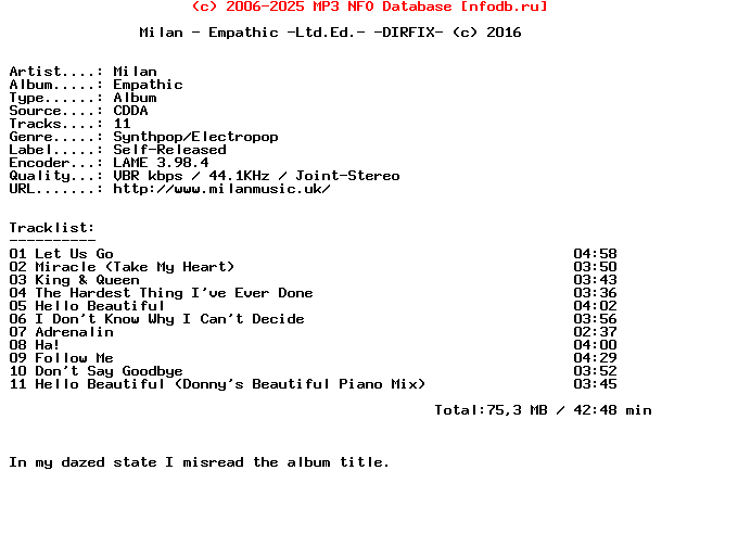 Milan-Empathic-Ltd.Ed.-Dirfix-2016
