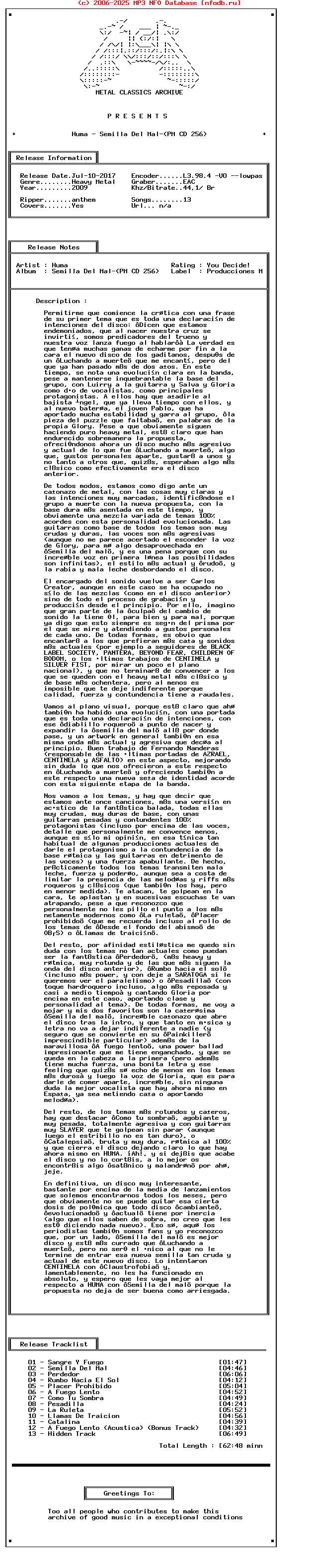 Huma_-_Semilla_Del_Mal-(PM_CD_256)-ES-2009-Mca