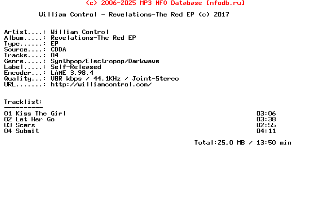 William_Control-Revelations-The_Red_Ep-2017