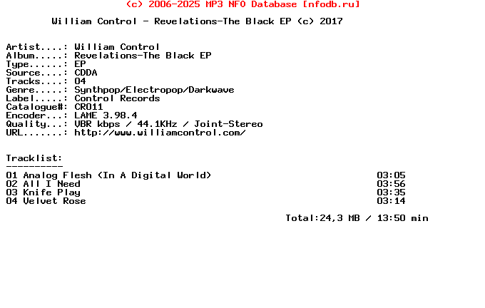 William_Control-Revelations-The_Black_Ep-2017