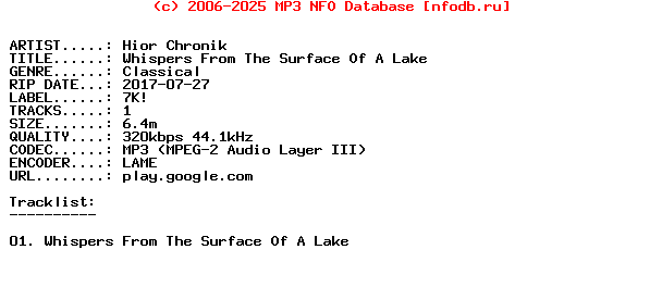 Hior_Chronik-Whispers_From_The_Surface_Of_A_Lake-WEB-2017