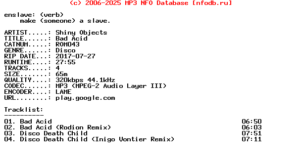 Shiny_Objects-Bad_Acid-(ROM043)-WEB-2017