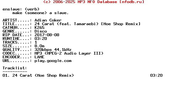 Adian_Coker-24_Carat_(FEAT_TAMARAEBI)_Moe_Shop_Remix-(K265)-WEB-2017