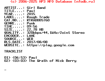 Girl_Band-Paul-(RTRADDDS760)-WEB-2015