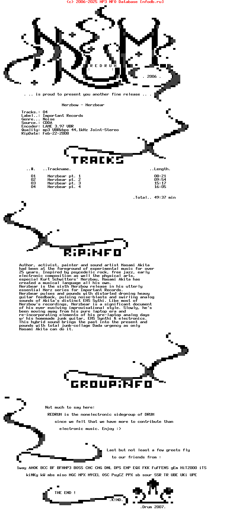 Merzbow_-_Merzbear-(IMPREC136-CD)-2007-REDRUM