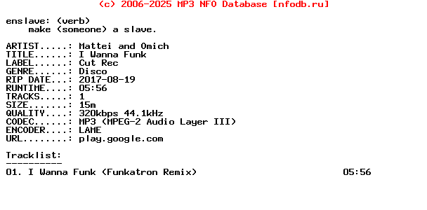 Mattei_And_Omich-I_Wanna_Funk-WEB-2017