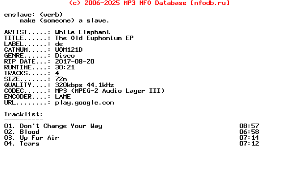 White_Elephant-The_Old_Euphonium_Ep-(WOM121D)-WEB-2016