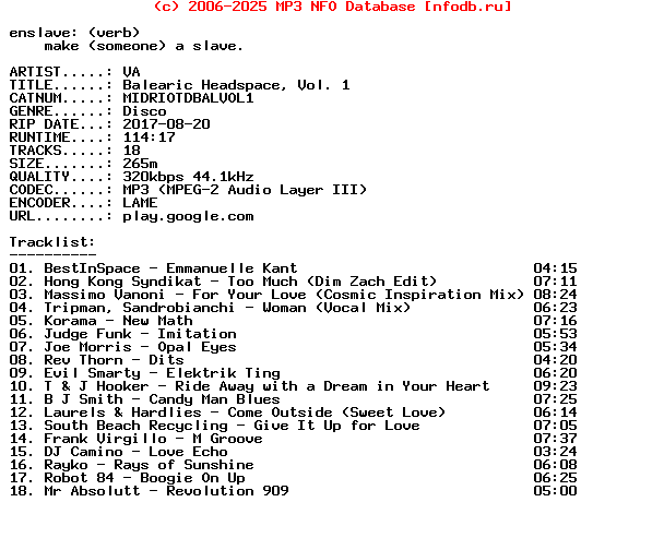 VA-Balearic_Headspace_Vol_1-(MIDRIOTDBALVOL1)-WEB-2016