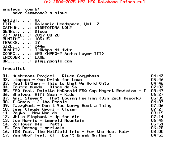 VA-Balearic_Headspace_Vol_2-(MIDRIOTDBALVOL2)-WEB-2017
