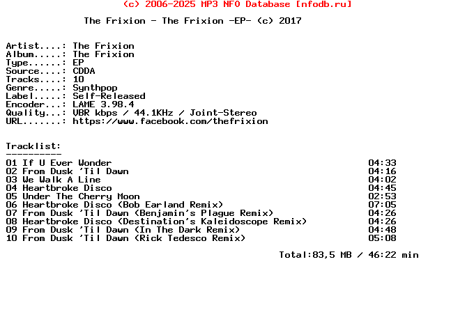 The_Frixion-The_Frixion-EP-2017