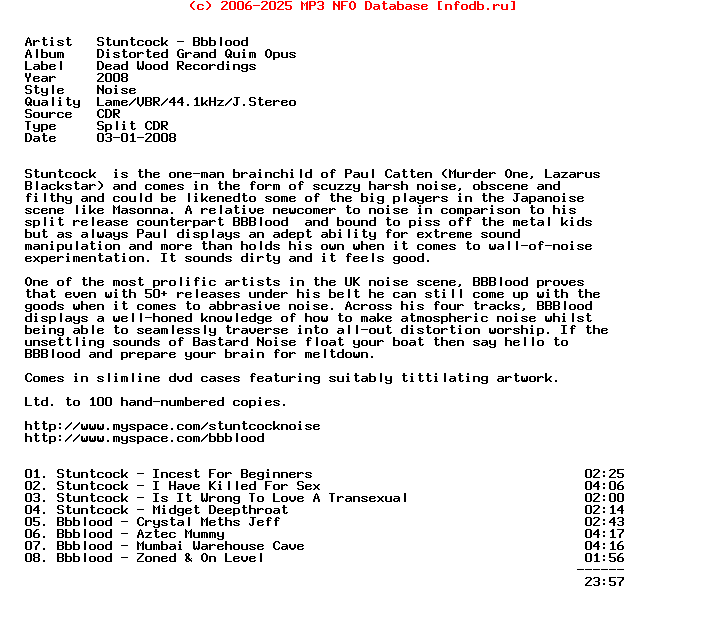 Stuntcock_-_Bbblood_-_Distorted_Grand_Quim_Opus-Split_Cdr-2008