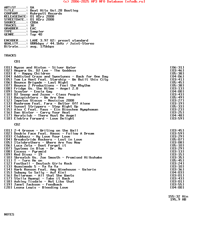 VA_-_Beat_Hits_Vol.28-2CD-Bootleg-2008