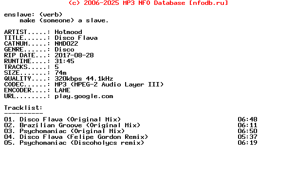 Hotmood-Disco_Flava-(NMD022)-WEB-2017