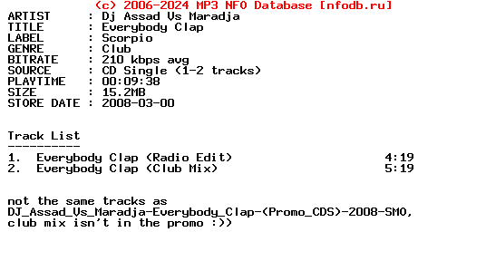 Dj_Assad_Vs_Maradja-Everybody_Clap-(RETAIL_CDS)-2008