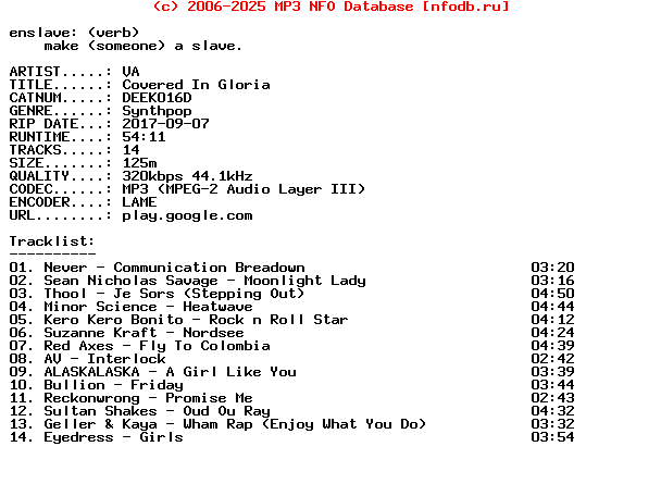 VA-Covered_In_Gloria-(DEEK016D)-WEB-2017