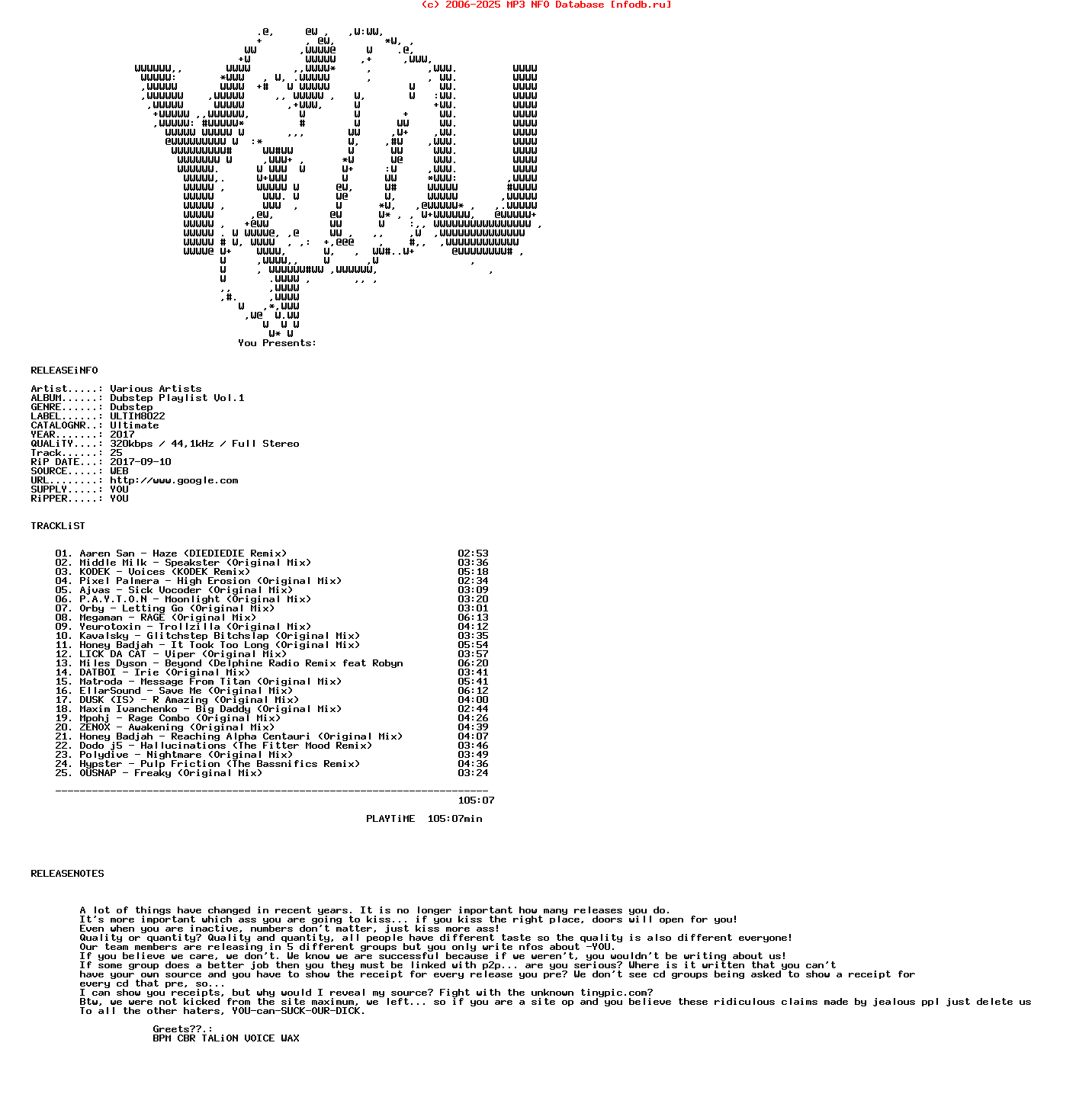 VA-Dubstep_Playlist_Vol_1-(ULTIM8022)-WEB-2017