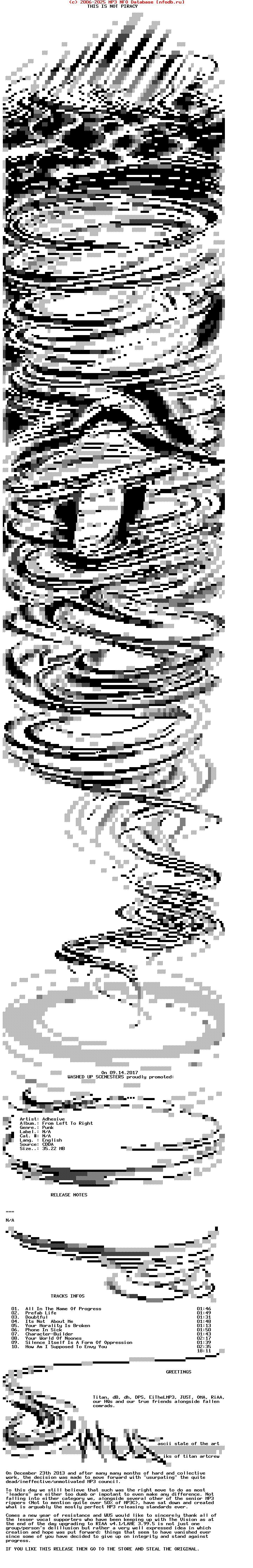 Adhesive--From_Left_To_Right-CD-1998-WUS