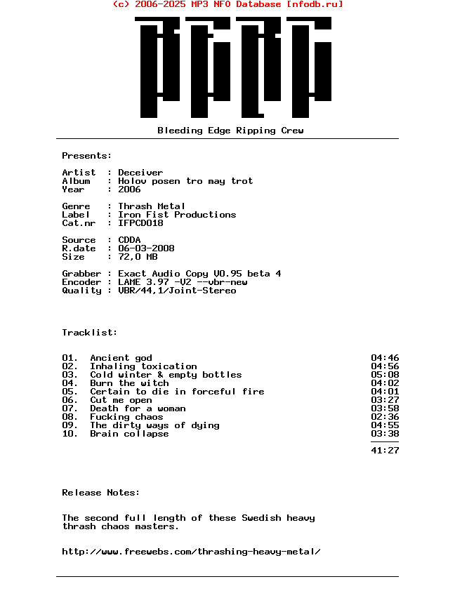 Deceiver-Holov_Posen_Tro_May_Trot-2006-BERC