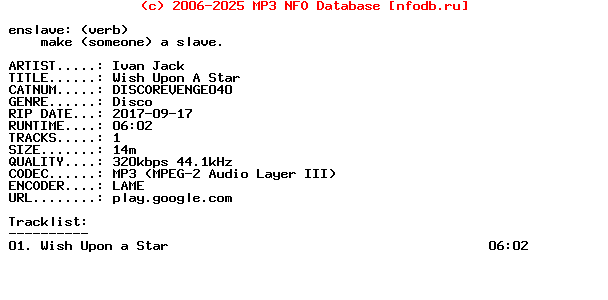 Ivan_Jack-Wish_Upon_A_Star-(DISCOREVENGE040)-WEB-2017