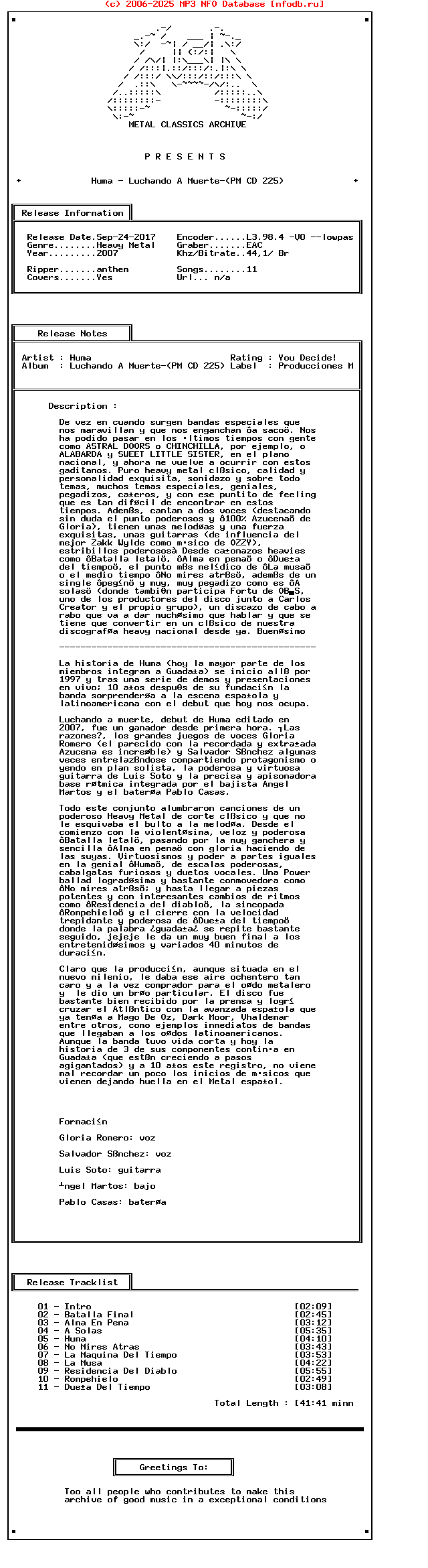 Huma_-_Luchando_A_Muerte-(PM_CD_225)-ES-2007-Mca