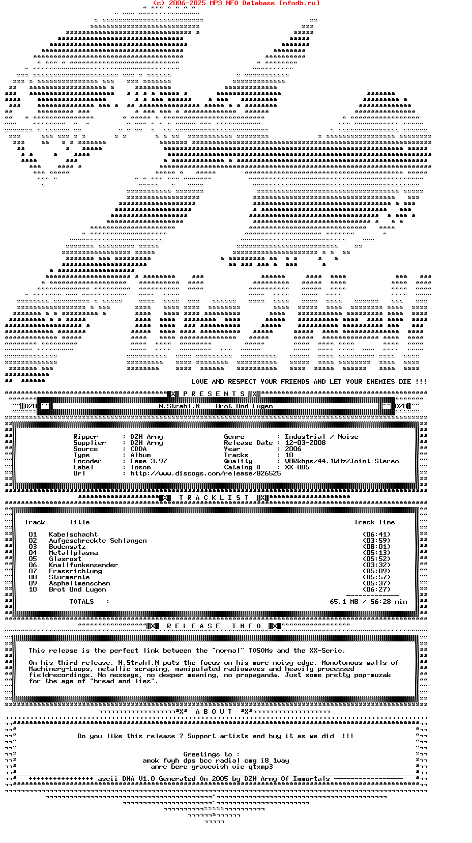 N.Strahl.N-Brot_Und_Lugen-Limited_Edition-CDR-2006