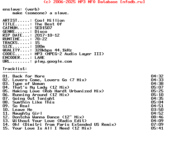 Cool_Million-The_Best_Of-(SED1507)-WEB-2017