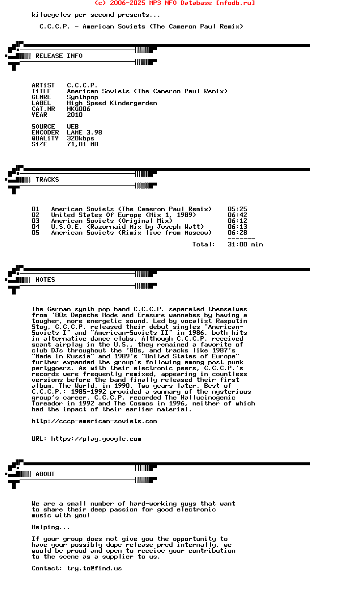 C.C.C.P.-American_Soviets_(THE_CAMERON_PAUL_REMIX)-(HKG006)-WEB-2010-Kps_Int