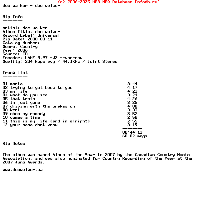 Doc_Walker-Doc_Walker-Retail-2006