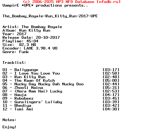 The_Bombay_Royale-Run_Kitty_Run-2017-VPE