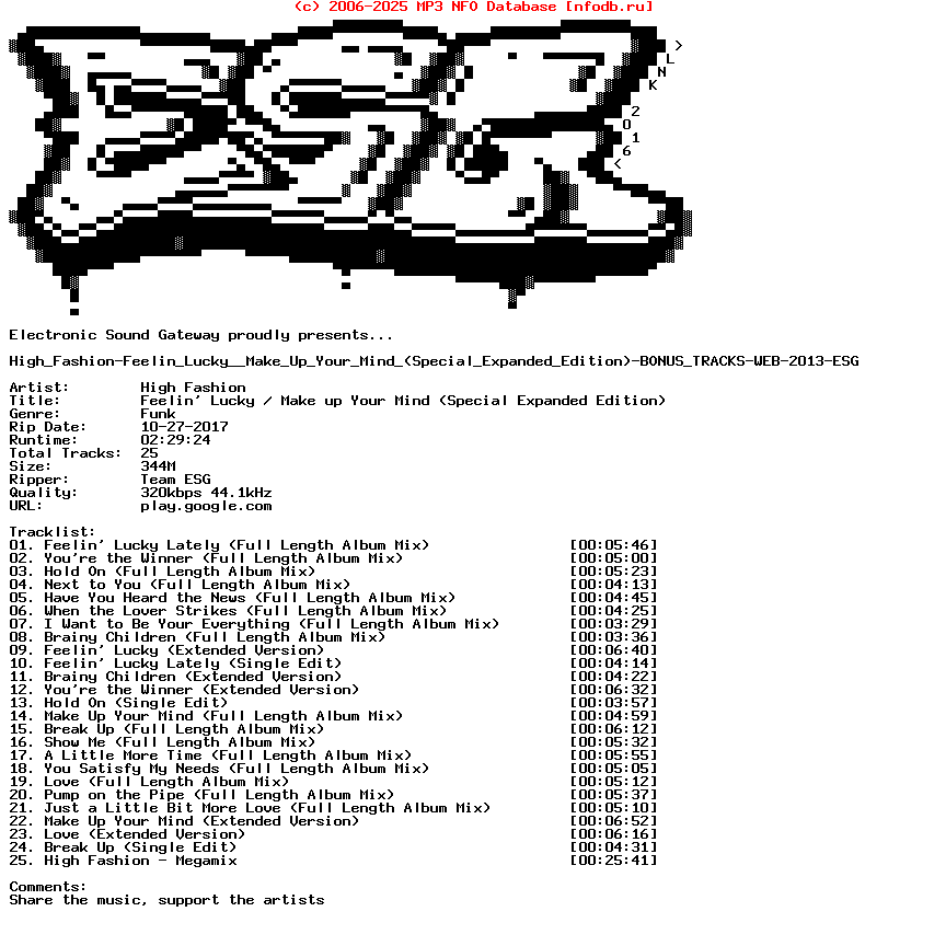 High_Fashion-Feelin_Lucky__Make_Up_Your_Mind_(SPECIAL_EXPANDED_EDITION)-Bonus_Tracks-WEB-2013