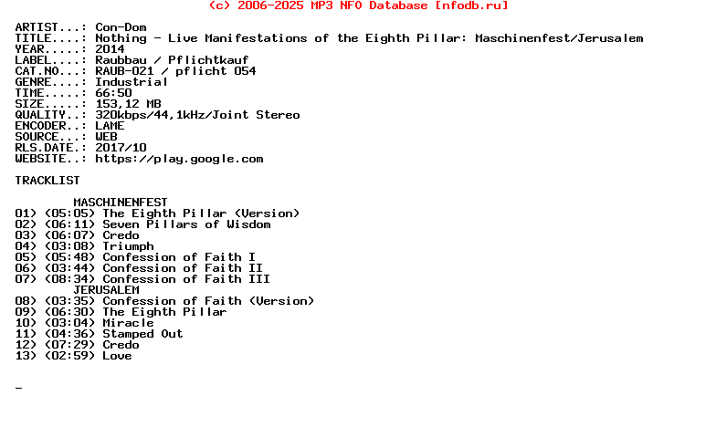 Con-Dom--Nothing__Live_Manifestations_Of_The_Eighth_Pillar_Maschinenfest-Jerusalem-(RAUB-021_PFLICHT054)-WEB-2014