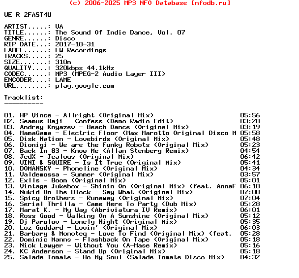 VA-The_Sound_Of_Indie_Dance_Vol_07-WEB-2017